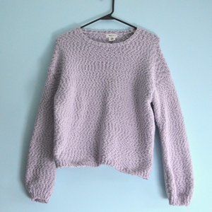 Yes Lola lilac purple budded sweater M